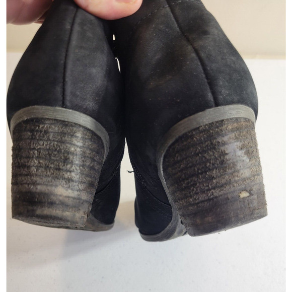 Blondo Valli B4935 Black Suede Waterproof Side Zip Ankle Booties Women's Size 9M - Picture 11 of 12